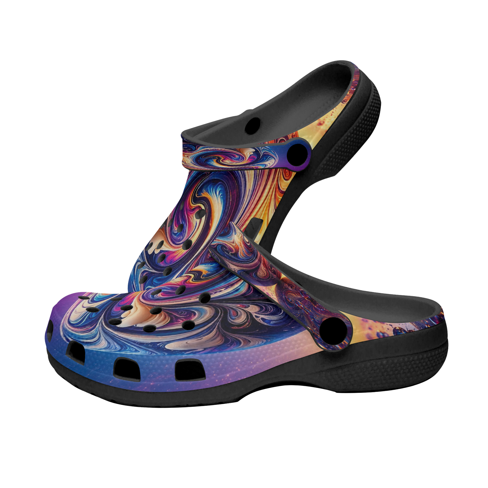 Cosmic Swirl Clogs - Image 5