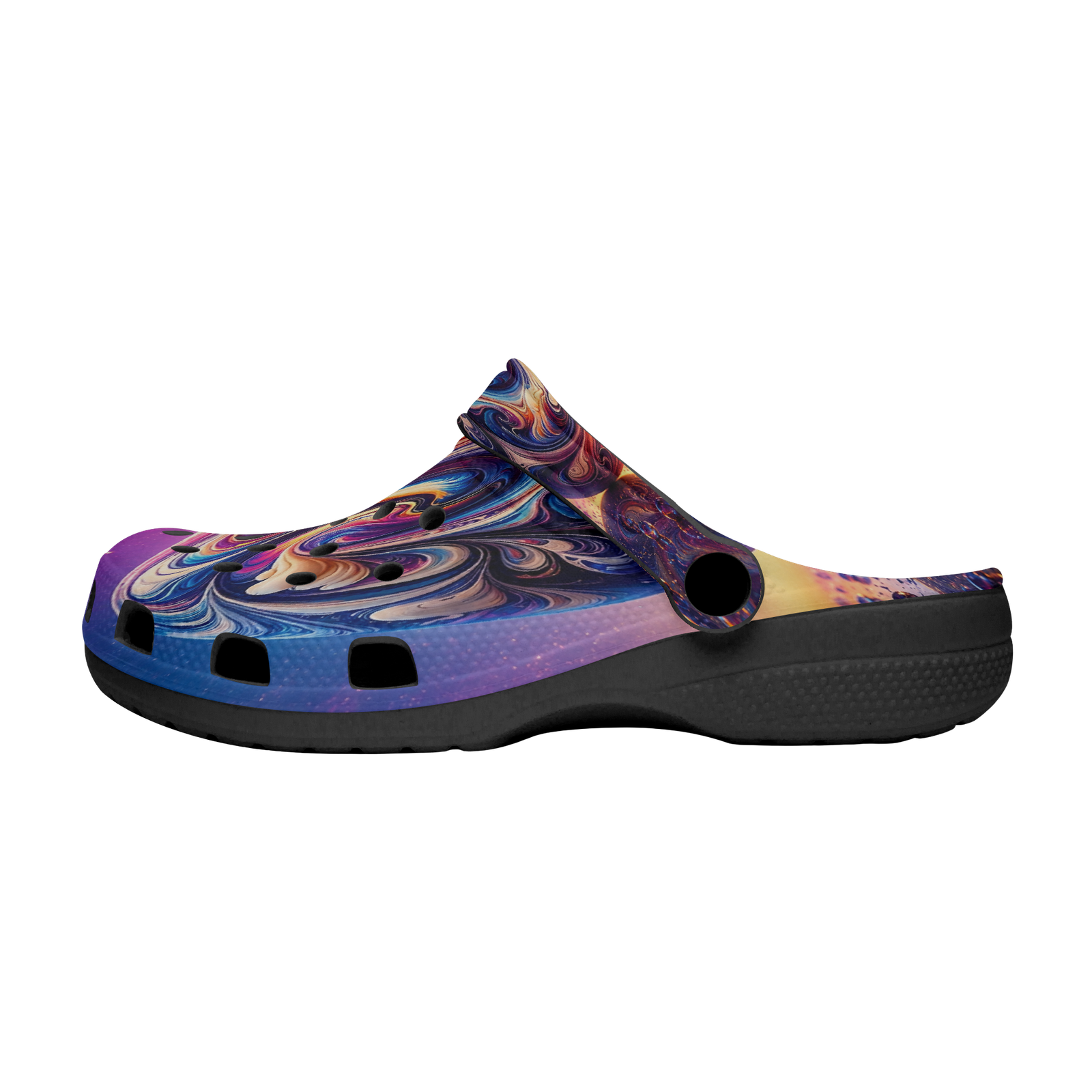 Cosmic Swirl Clogs - Image 4