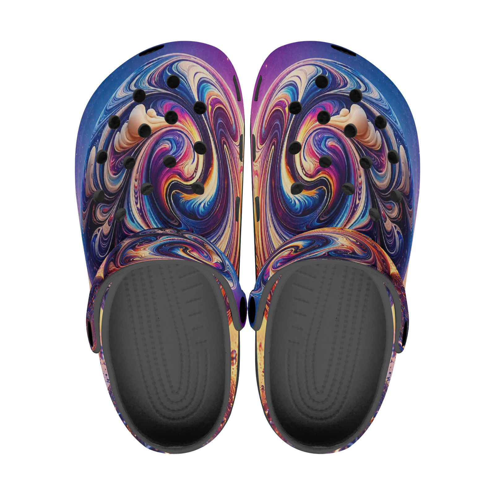 Cosmic Swirl Clogs - Image 2