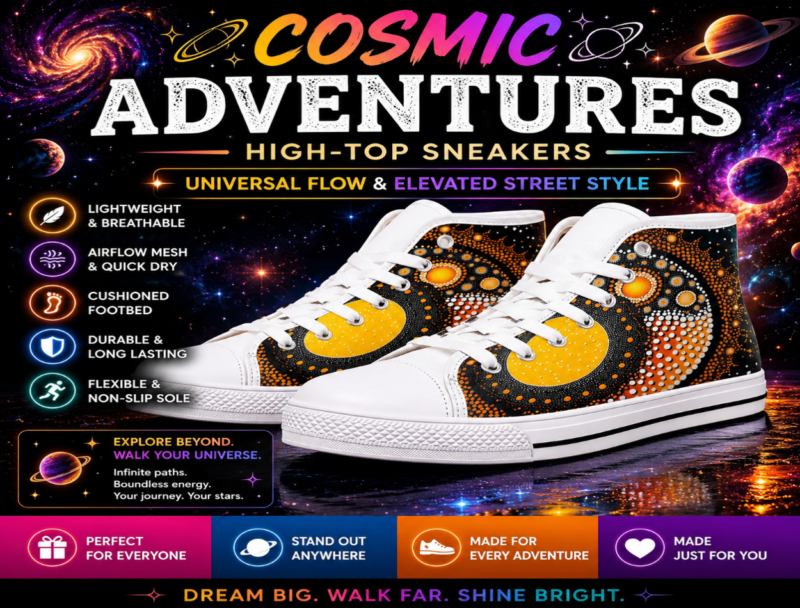 Cosmic Adventures High-Top Sneakers