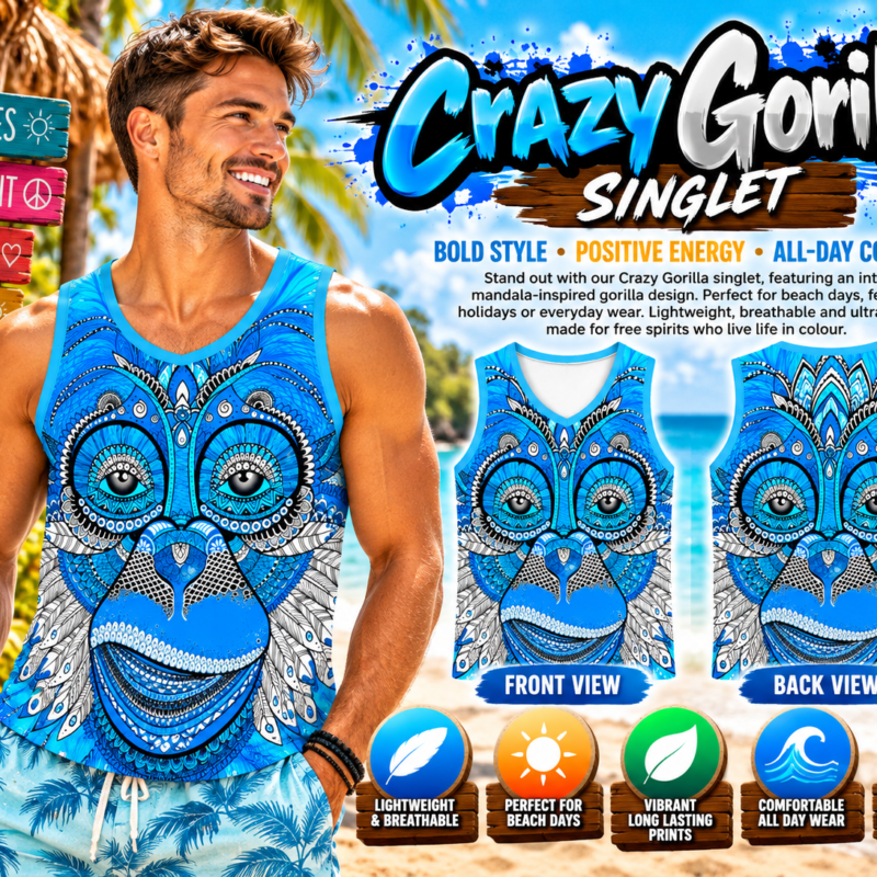 Crazy Gorilla Singlet
