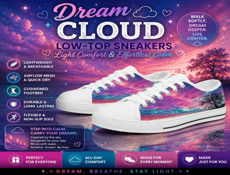 Dream Cloud Low-Top (White Sole) Sneakers