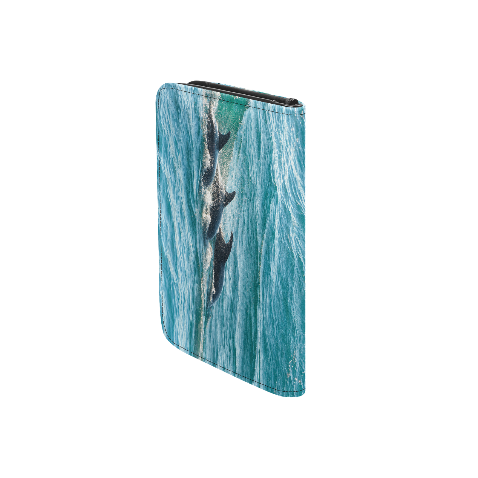Ocean Dance Dolphins Passport Wallet - Image 4