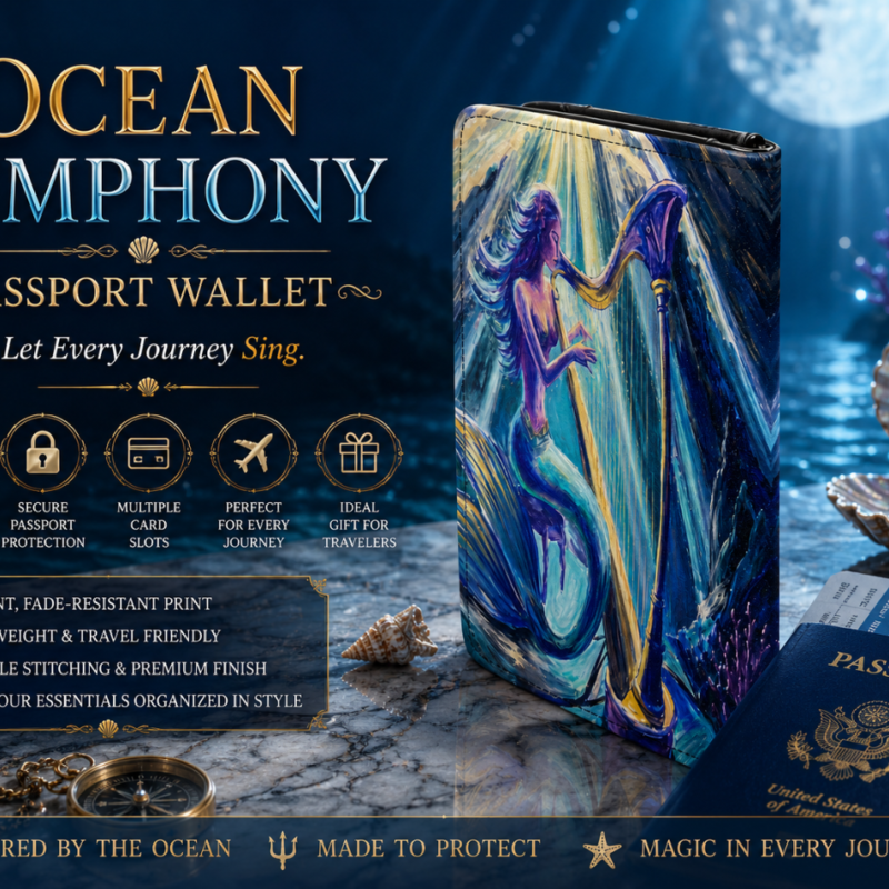 Ocean Symphony Passport Wallet