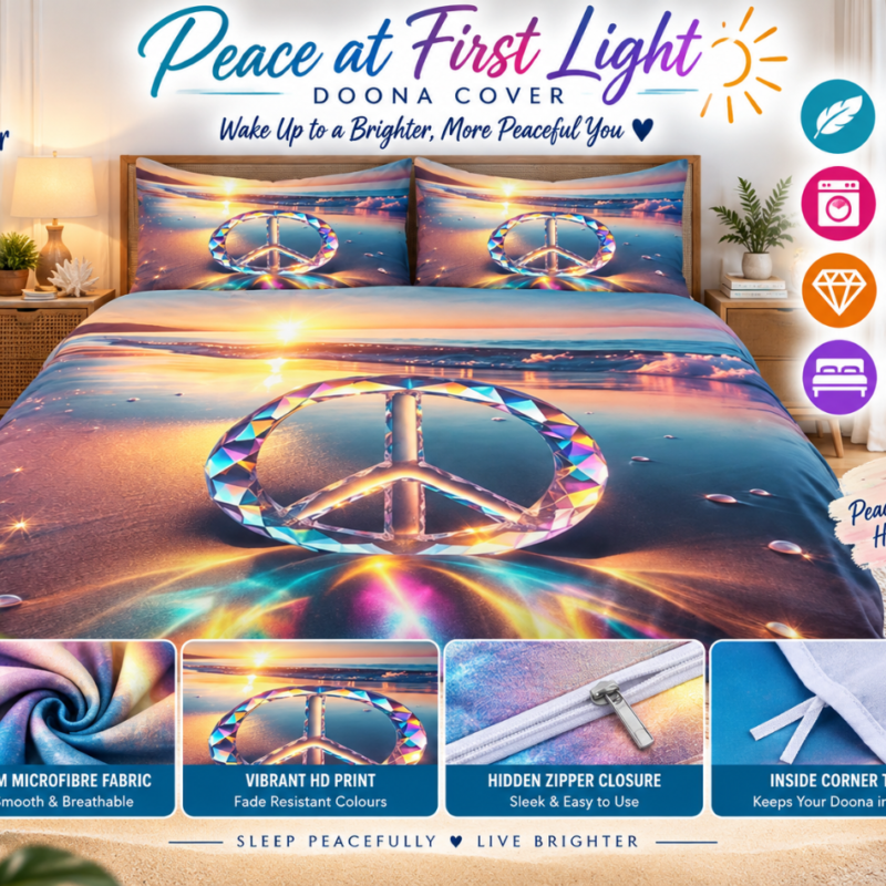 Peace at First Light Doona Cover With Pillow Cases