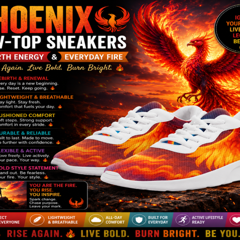 Phoenix Low-Top (White Sole) Sneakers