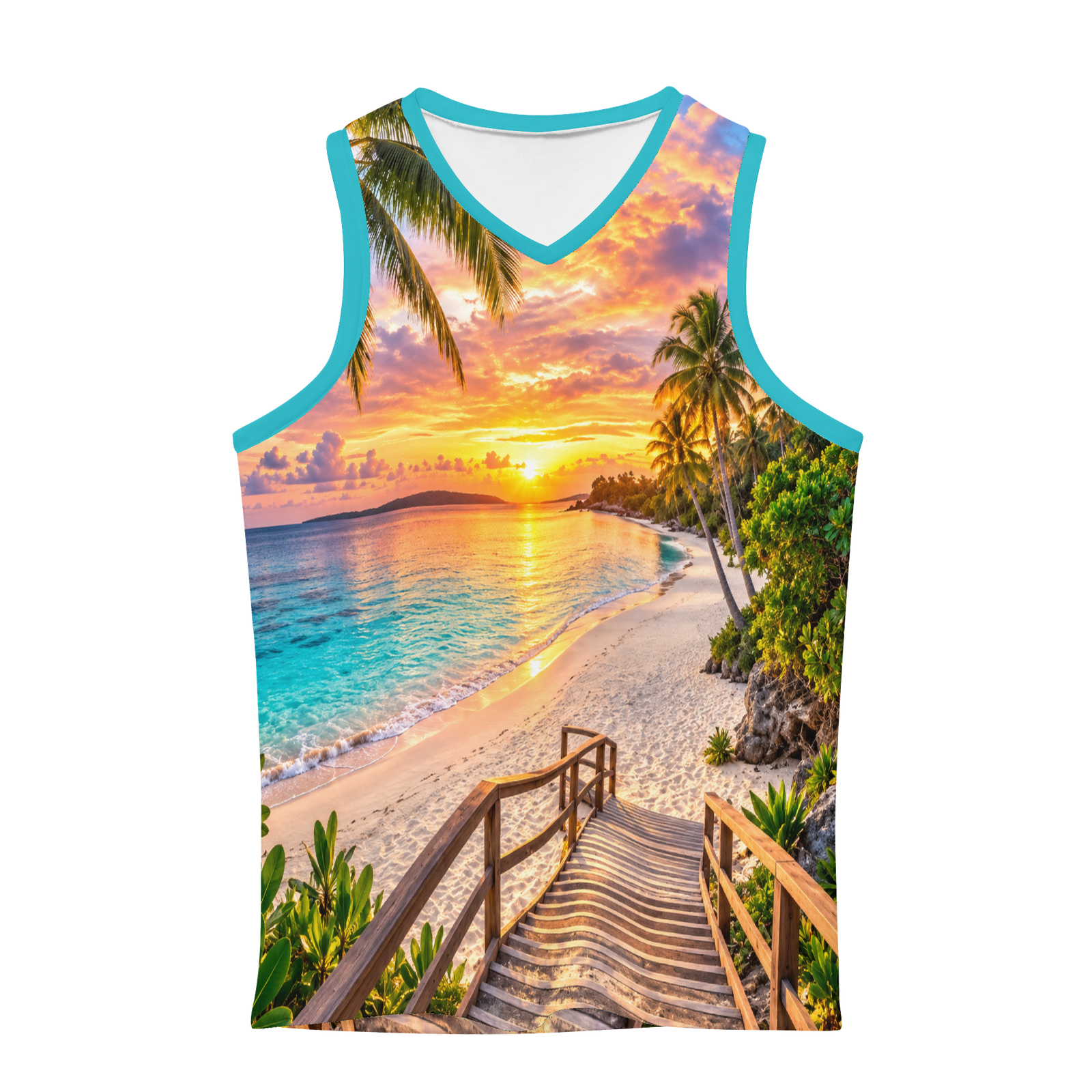 Relax Time At Sunset Singlet - Image 2