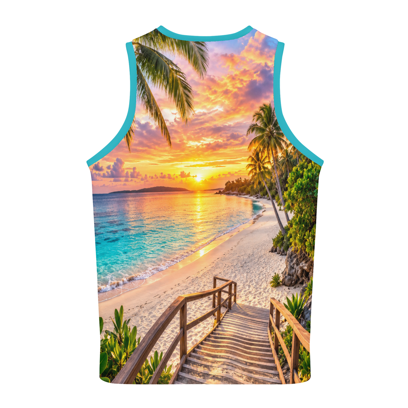 Relax Time At Sunset Singlet - Image 3
