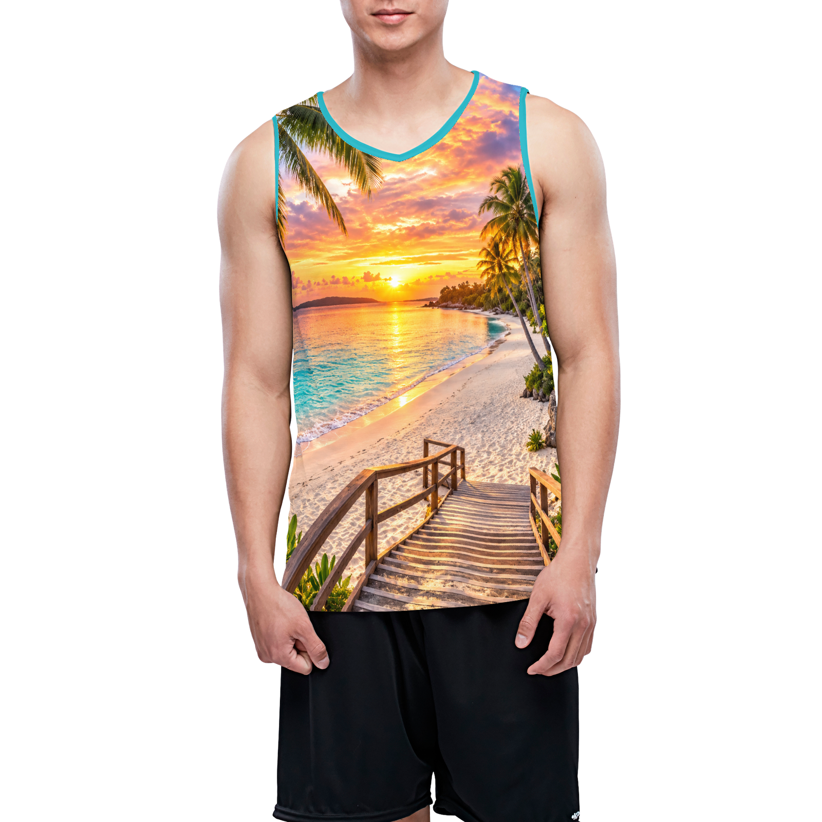 Relax Time At Sunset Singlet - Image 7