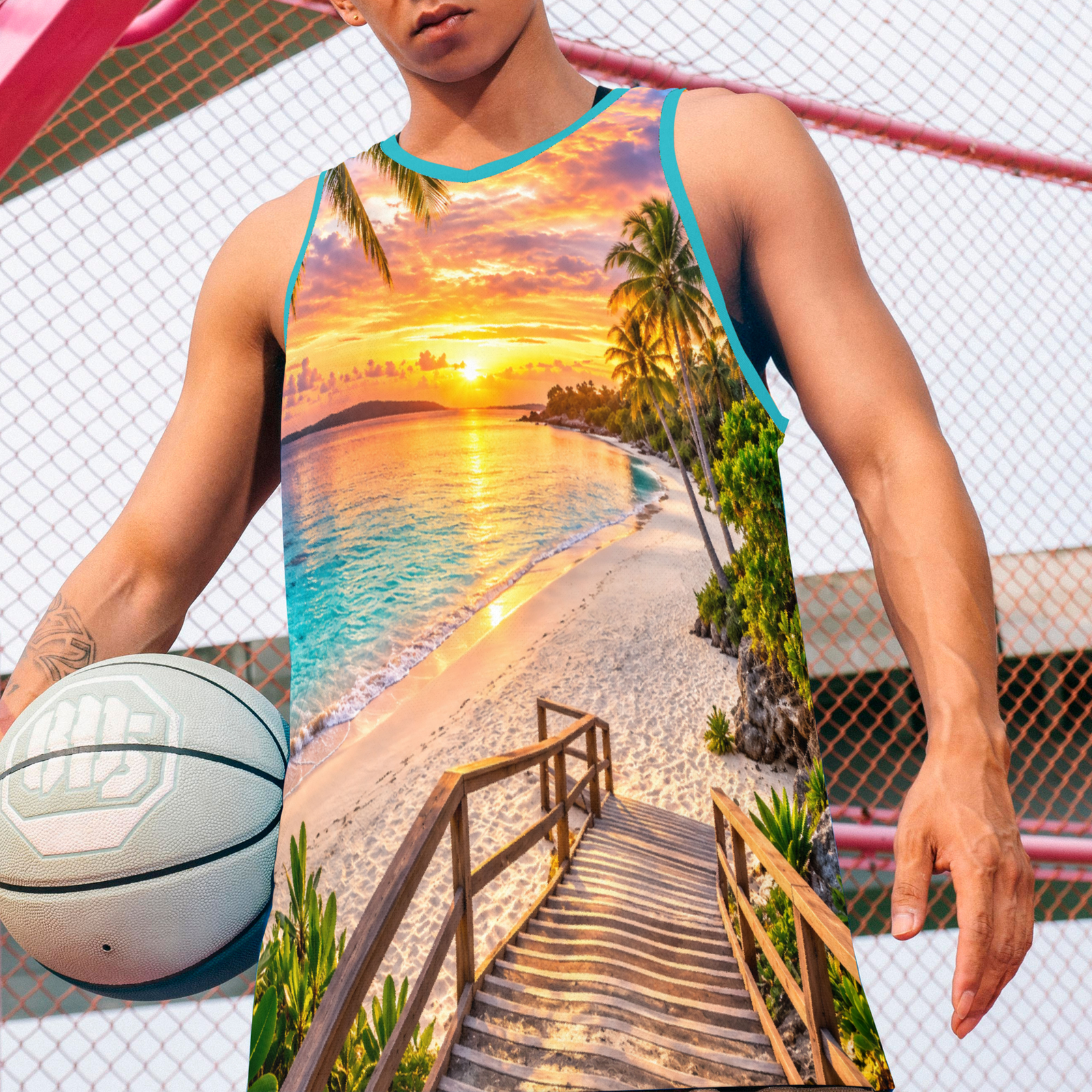 Relax Time At Sunset Singlet - Image 6