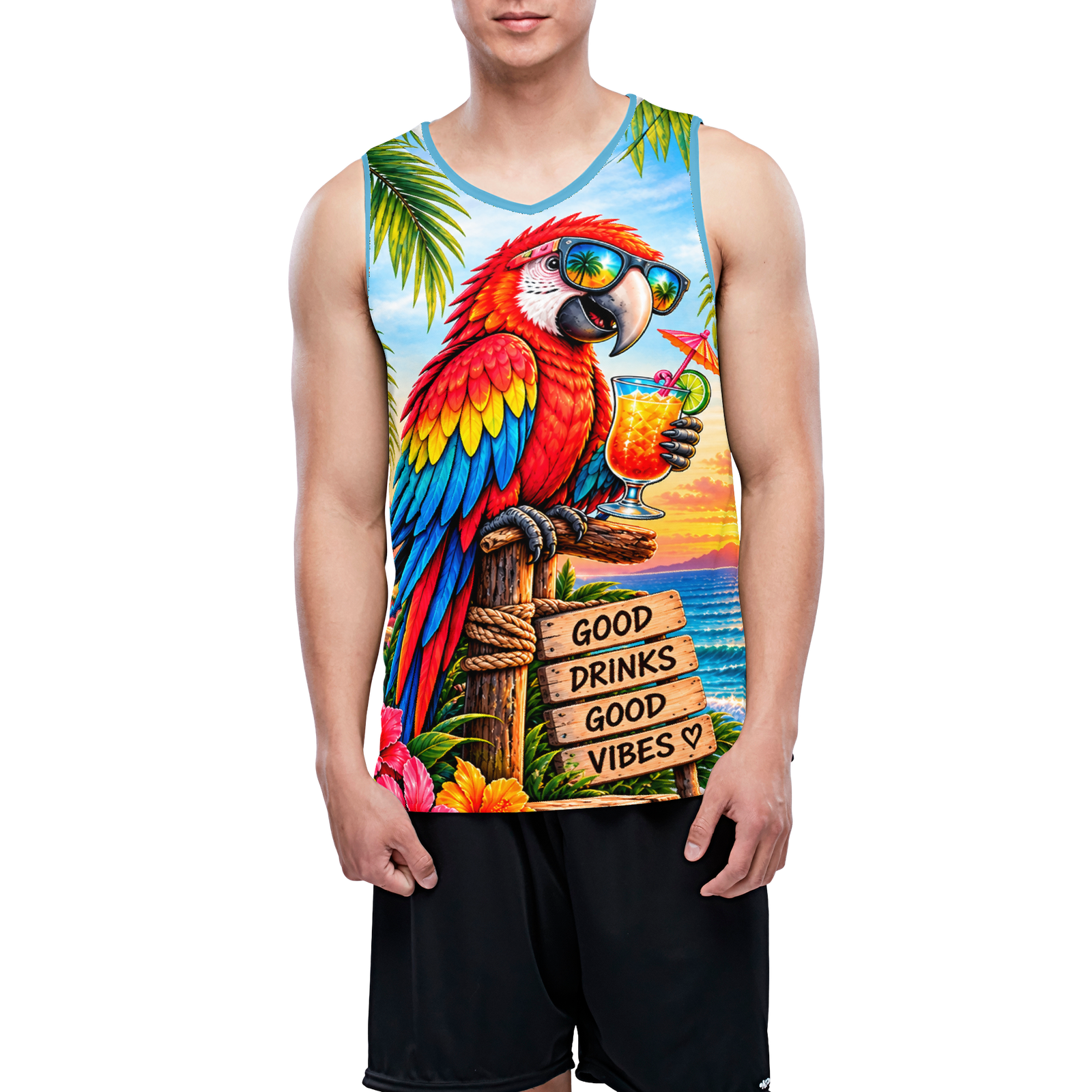 Retired in Paradise Singlet - Image 5