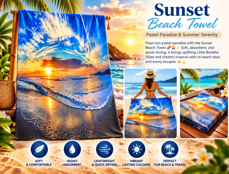 Sunset Beach Towel