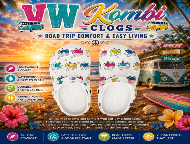 VW Kombi Clogs