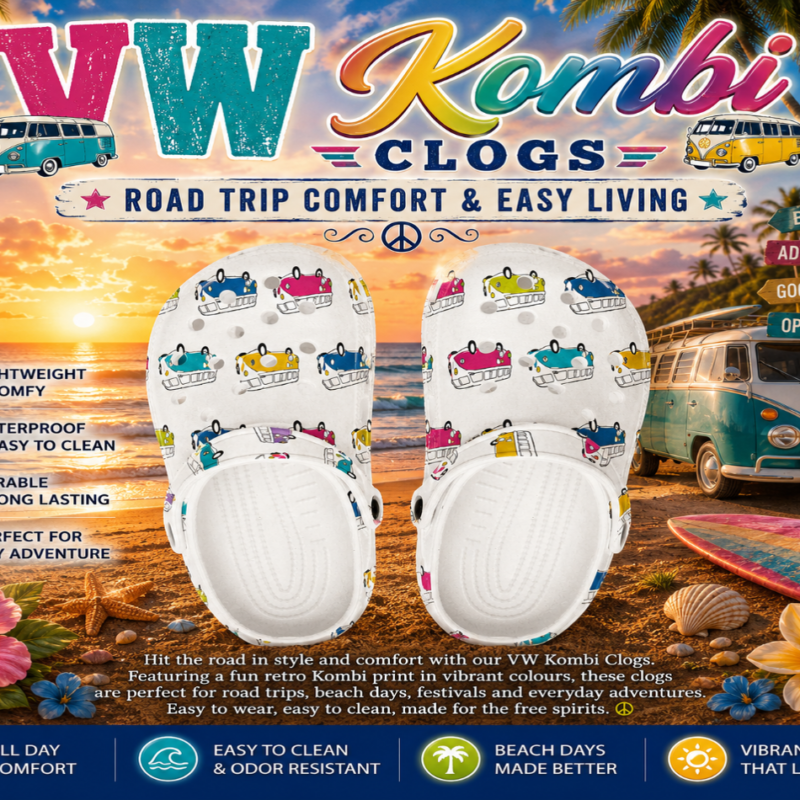 VW Kombi Clogs