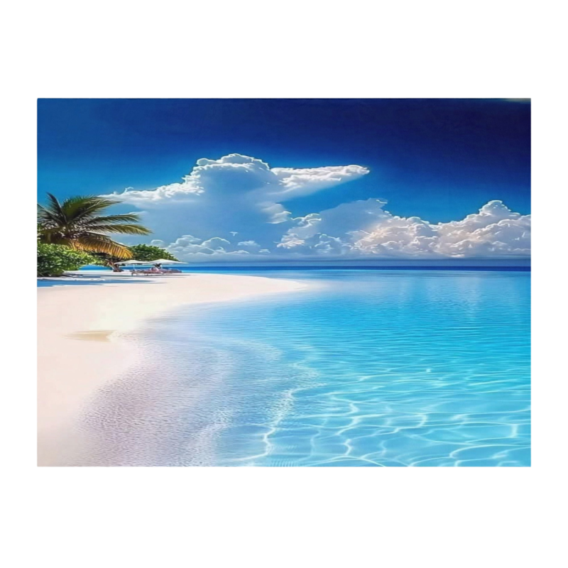 Tropical Paradise Beach Beach Towel